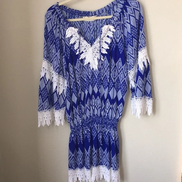 T-Bags Dress with Elastic Waist - Picture 3 of 8